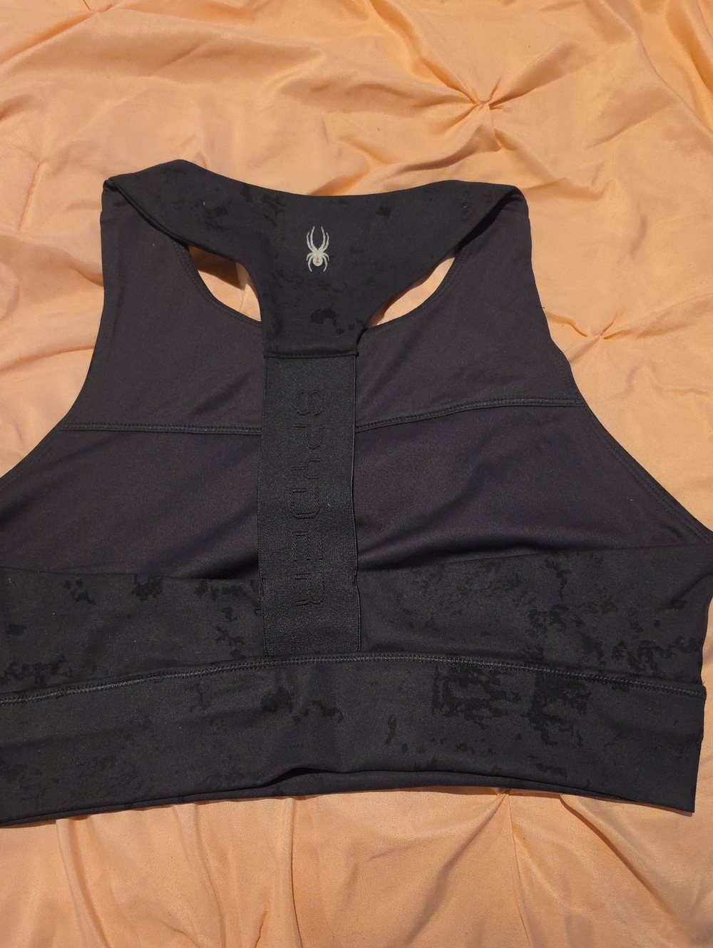 Spyder Active Women's Black Racerback Sports Bra Size XL